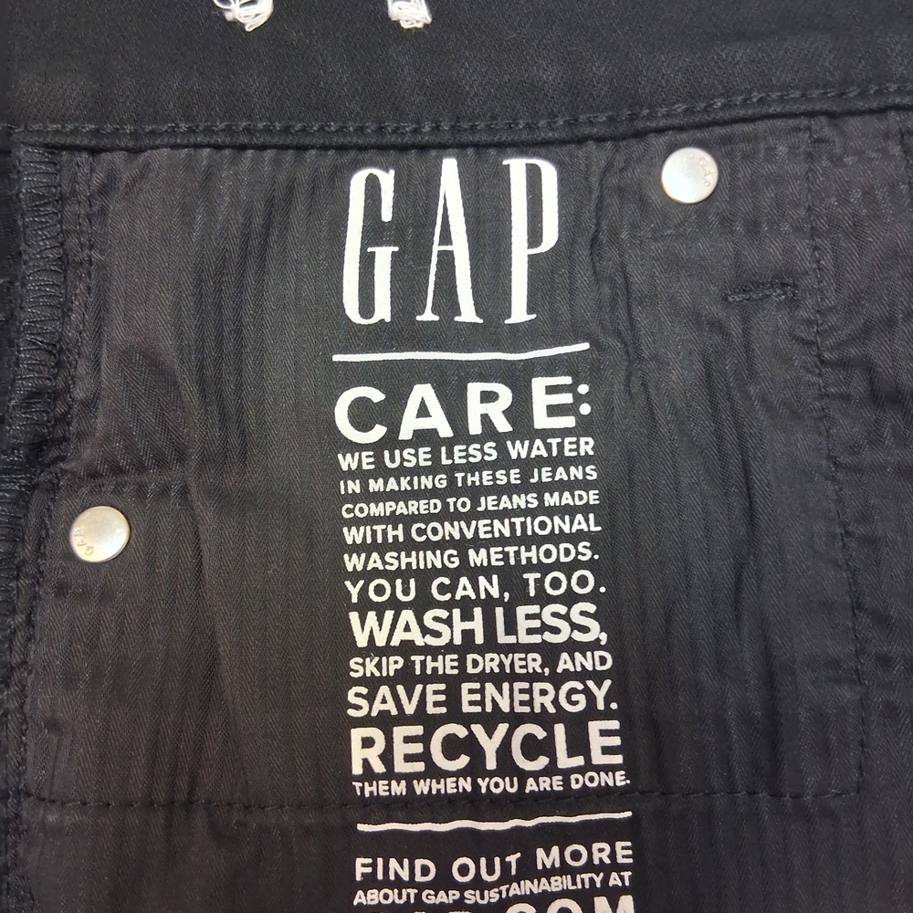 GAP High-Rise Black Skinny Jean Size 30/10 - Picture 14 of 17